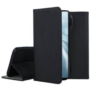 Кожен калъф тефтер и стойка Magnetic FLEXI Book Style за Xiaomi Mi 11 черен